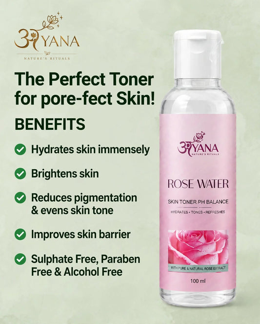 Rose Water Toner for Face – Hydrating & Refreshing Skin Toner | 100ml